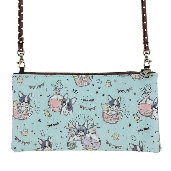 Waterproof Boba Frenchie Rectangular Crossbody Purse - Picture 1 of 10